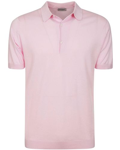 John Smedley Poloshirt - Pink