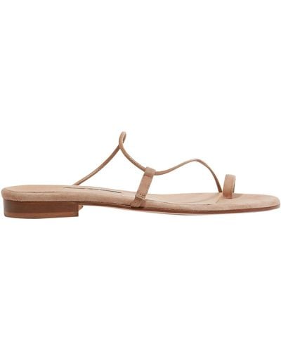 Emme Parsons Toe Strap Sandals - Natural