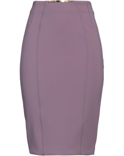 Elisabetta Franchi Midi Skirt - Purple
