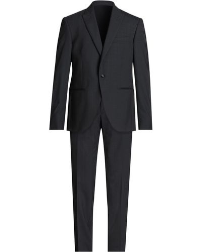 Pal Zileri Suit Polyester, Wool, Elastane - Black