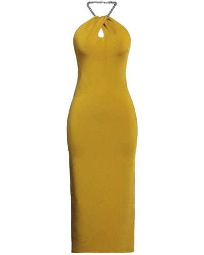 Galvan London Maxi Dress - Yellow