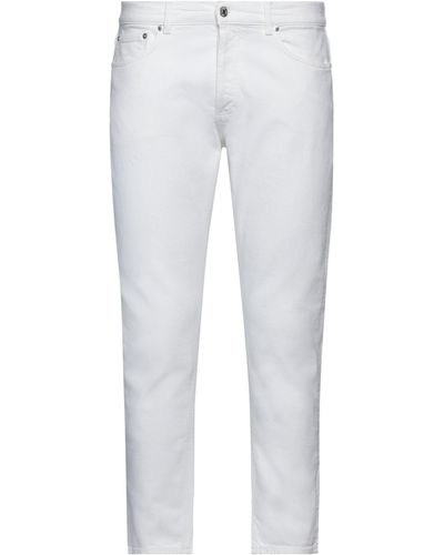 Grifoni Jeans Cotton, Elastane - White