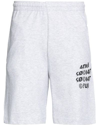 ANTI SOCIAL SOCIAL CLUB Shorts & Bermuda Shorts - White