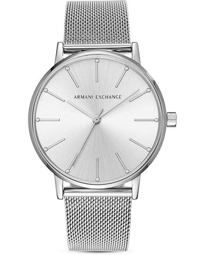 Armani Exchange Lola Silver Watch Ax5535 Stainless Steel - Grey