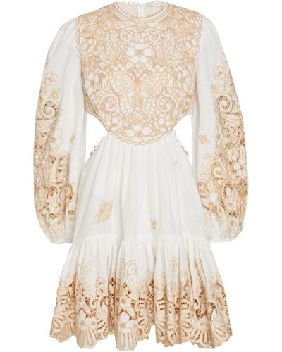 Zimmermann Mini Dress - White