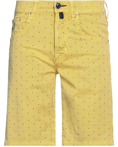 Jacob Coh?n Shorts & Bermuda Shorts Cotton, Elastane - Yellow