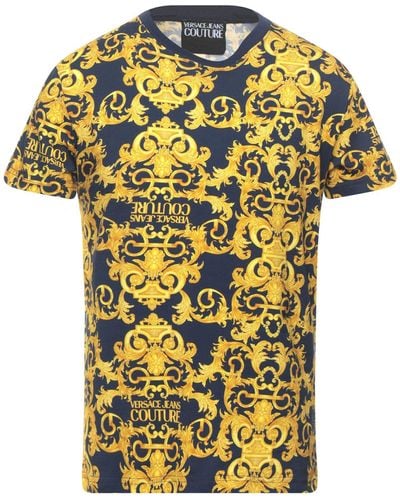 Versace Midnight T-Shirt Cotton, Elastane - Yellow