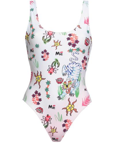 ME 369 One-Piece Swimsuit Nylon, Elastane - White