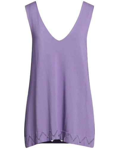 Akep Light Top Viscose, Polyester - Purple