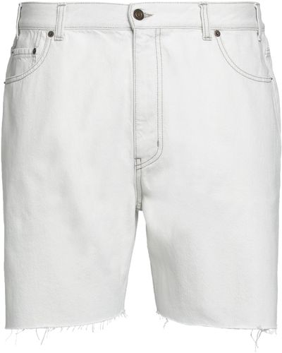 Saint Laurent Shorts Jeans - Grigio