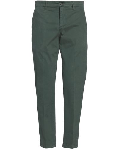 Department 5 Dark Trousers Cotton, Elastane - Green