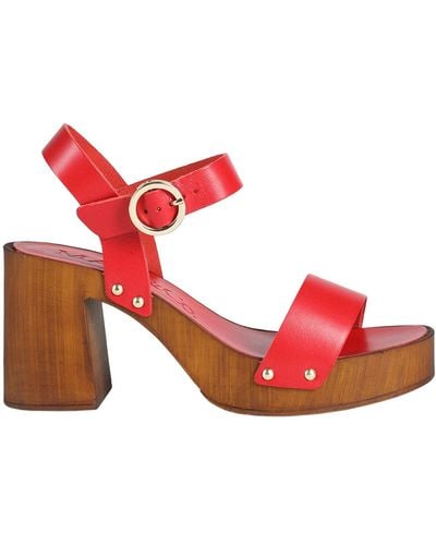 MAX&Co. Mules & Clogs - Red