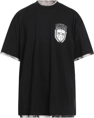 MSGM Camiseta - Negro