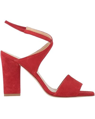 Aeyde Sandals Bovine Leather - Red