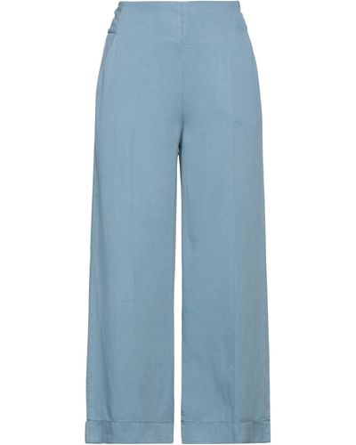 Via Masini 80 Trouser - Blue