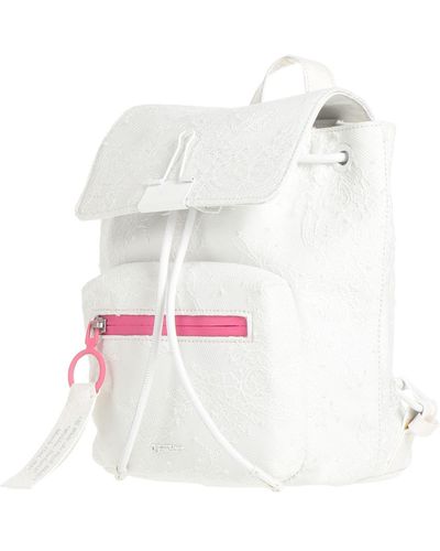 Off White Black Arrow Print Brushed Canvas Backpack Pink Cloth Cloth  ref.184527 - Joli Closet