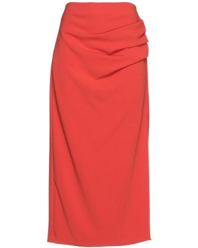 Imperial Maxi Skirt - Red