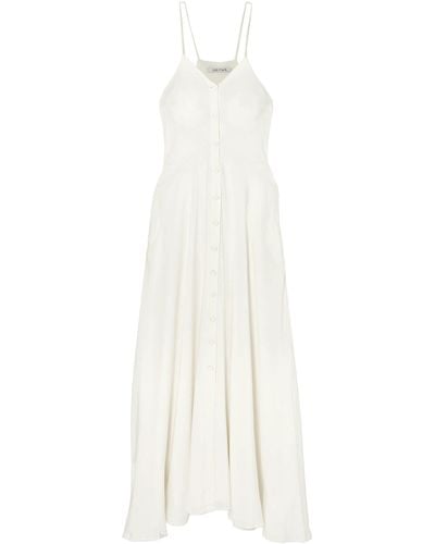 Deitas Long Dress - White