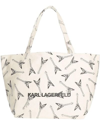 Karl Lagerfeld Shoulder Bag - Natural