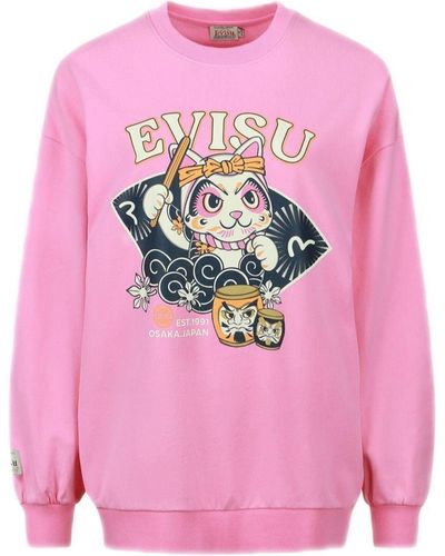 Evisu Sweatshirt - Pink