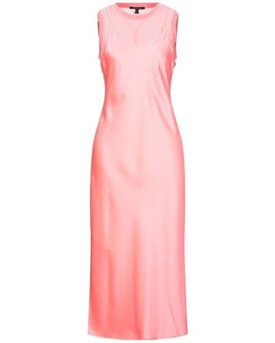 Armani Exchange Vestido midi - Rosa