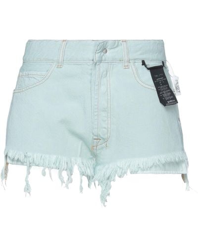 Unravel Project Shorts Jeans - Blu