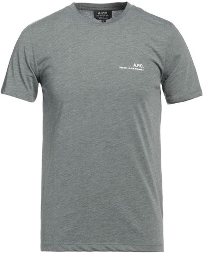 A.P.C. T-shirts - Grau
