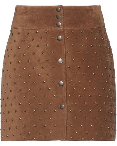 Saint Laurent Mini Skirt - Brown