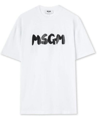 MSGM T-shirts - Weiß