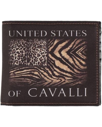 Roberto Cavalli Brieftasche - Schwarz