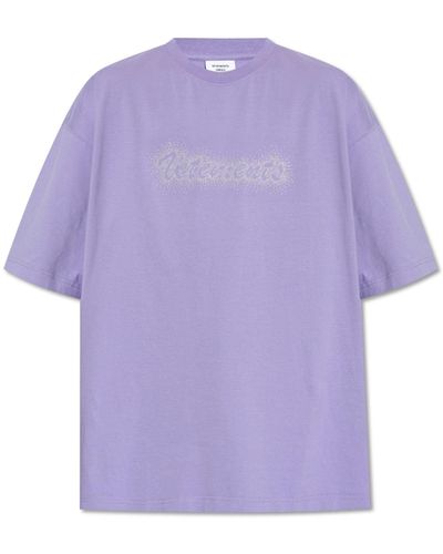 Vetements T-shirt - Violet
