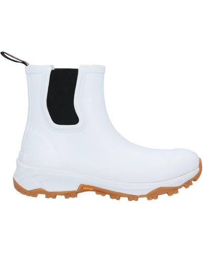 K-Way Ankle Boots - White