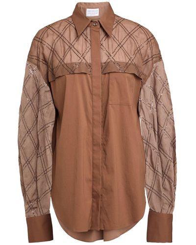 Brunello Cucinelli Shirt - Brown