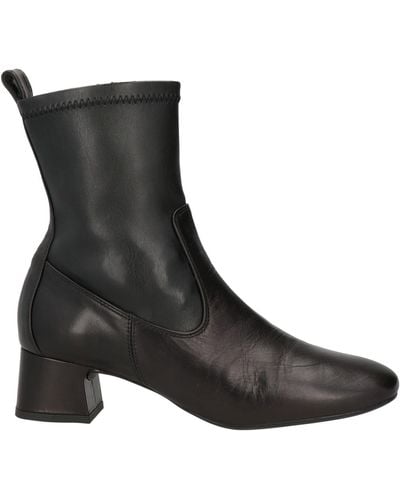 Unisa Ankle Boots Textile Fibres, Leather - Black