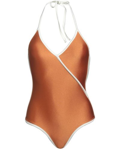 Albertine One-piece Swimsuit - Brown