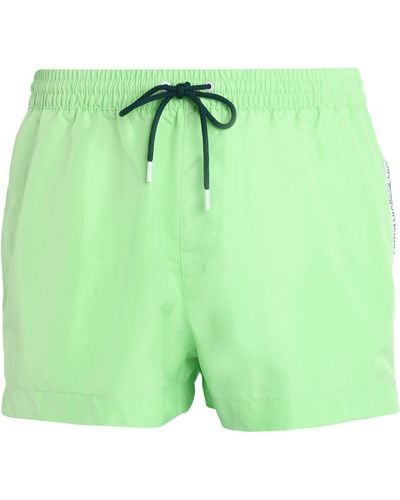 Calvin Klein Light Swim Trunks Polyester - Green