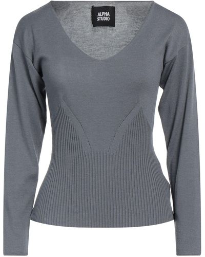 Alpha Studio Pullover - Grigio