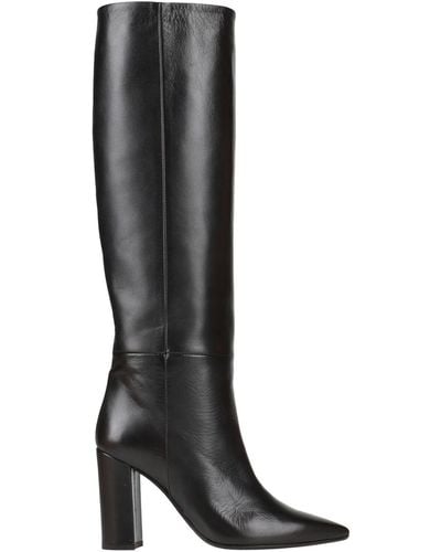 Anna F. Dark Boot Leather - Black