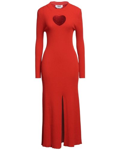 MSGM Maxi Dress - Red