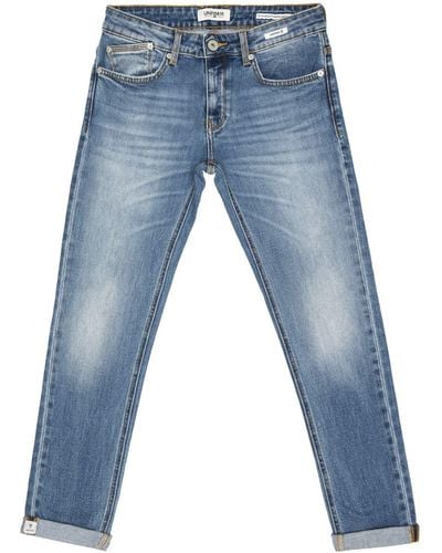UNIFORM Cropped Jeans - Blu
