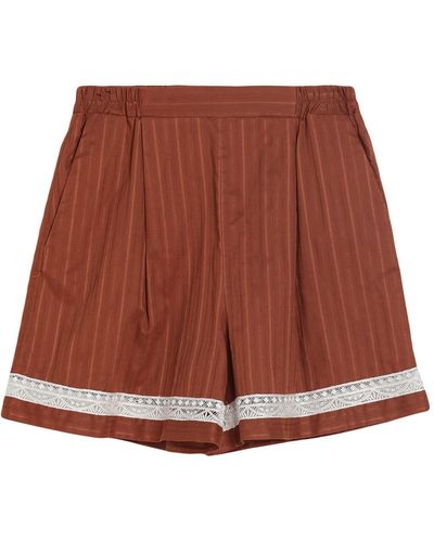 SIMONA CORSELLINI Shorts & Bermuda Shorts - Brown