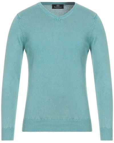 Aquascutum Light Sweater Cotton - Blue