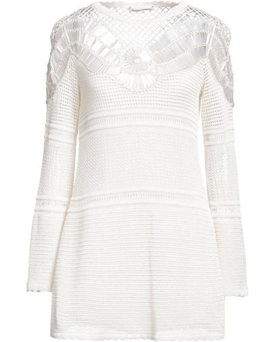 Alberta Ferretti Mini Dress - White