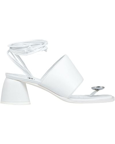 Ellery Toe Post Sandals - White