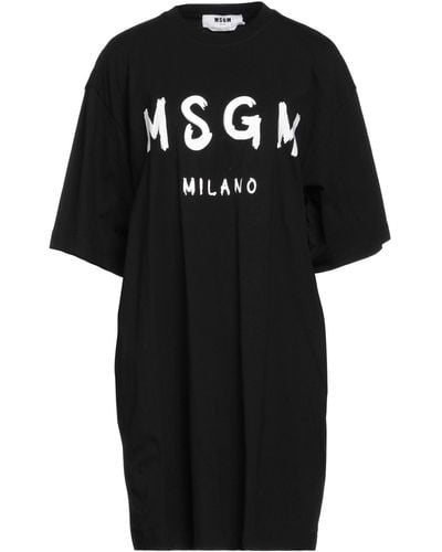 MSGM Mini-Kleid - Schwarz