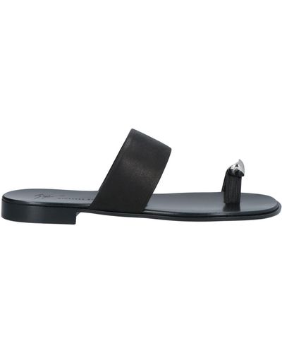 Giuseppe Zanotti Toe Post Sandals - Black