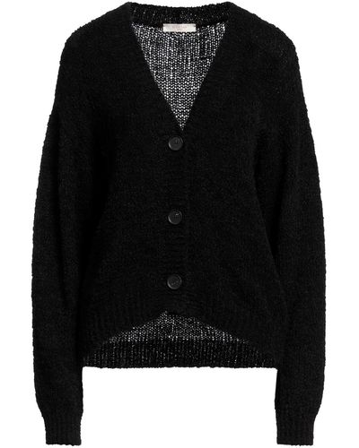 Zanone Cardigan Linen, Polyester - Black