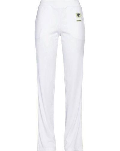 Chiara Ferragni Trousers - White