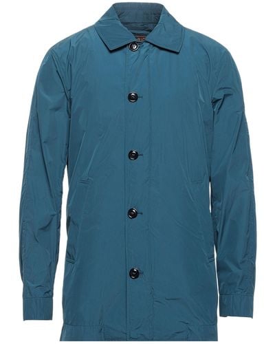 Woolrich Overcoat & Trench Coat - Blue