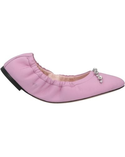 Lancel Ballet Flats - Pink